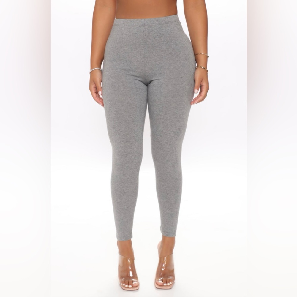 Naked Wardrobe gray leggings